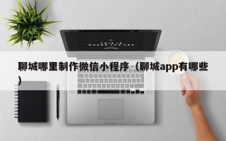 石家庄聊城哪里制作微信小程序（聊城app有哪些）